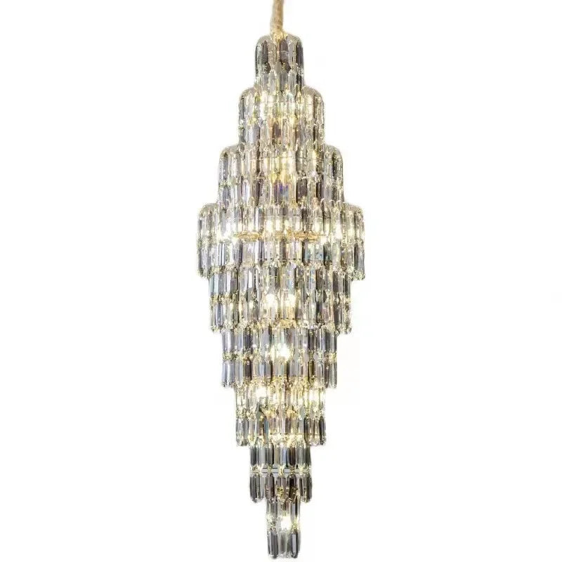 High-end Staircase Long Hanging Chandelier