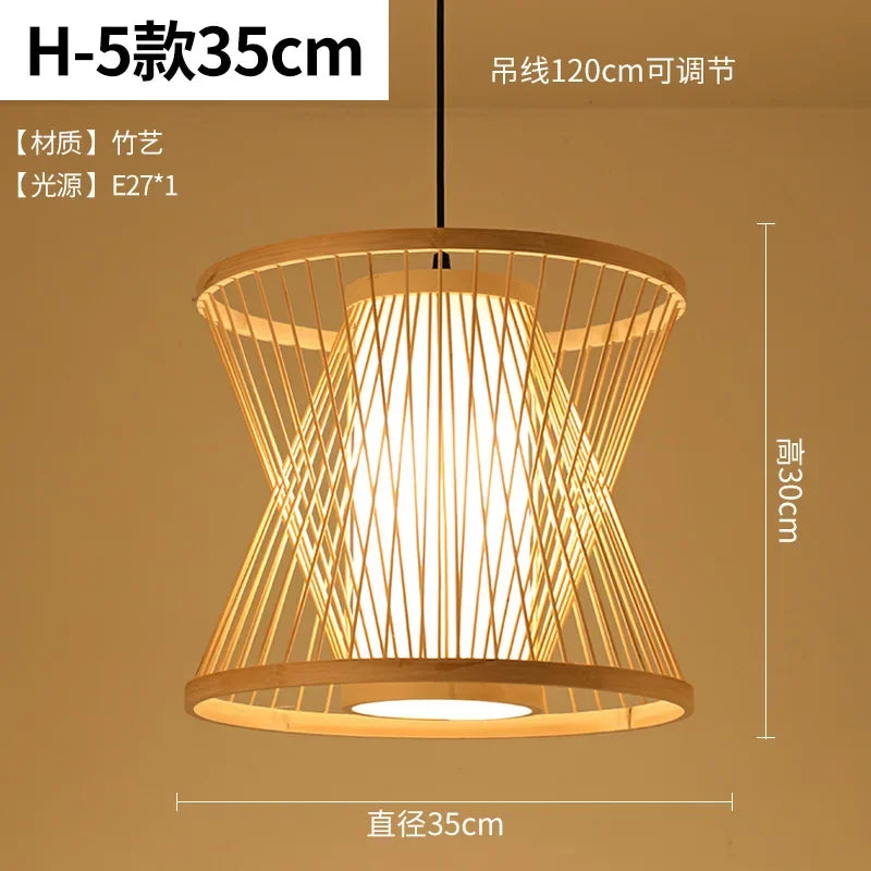 Creative Bamboo Pendant Lamp ChandeliersLife®