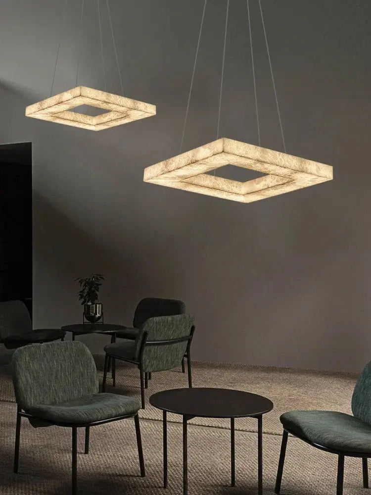 Luxury Marble Lighting Square Chandeliers - ChandeliersLife®