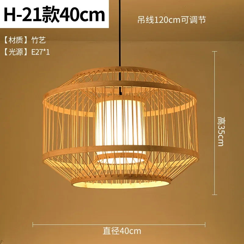 Creative Bamboo Pendant Lamp ChandeliersLife®