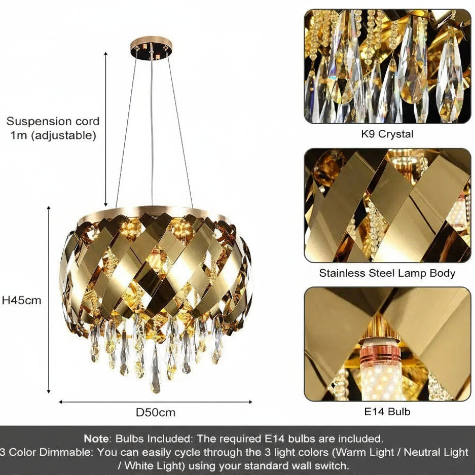 Round Pendant Lamp For Dining Room