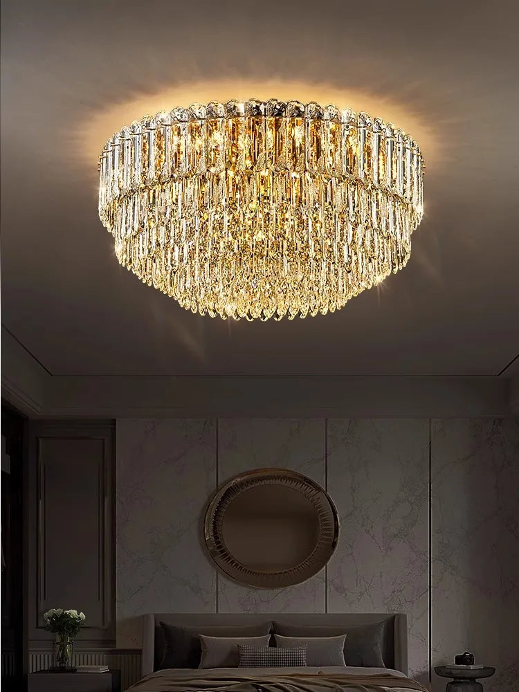 2024 Nordic Modern Elegant Crystal Ceiling Lamp