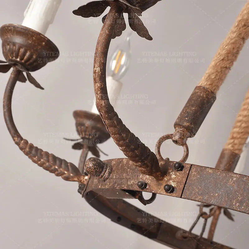 Rustic Farmhouse Chandelier for Dining Room | Vintage Country Lighting Idea ChandeliersLife®