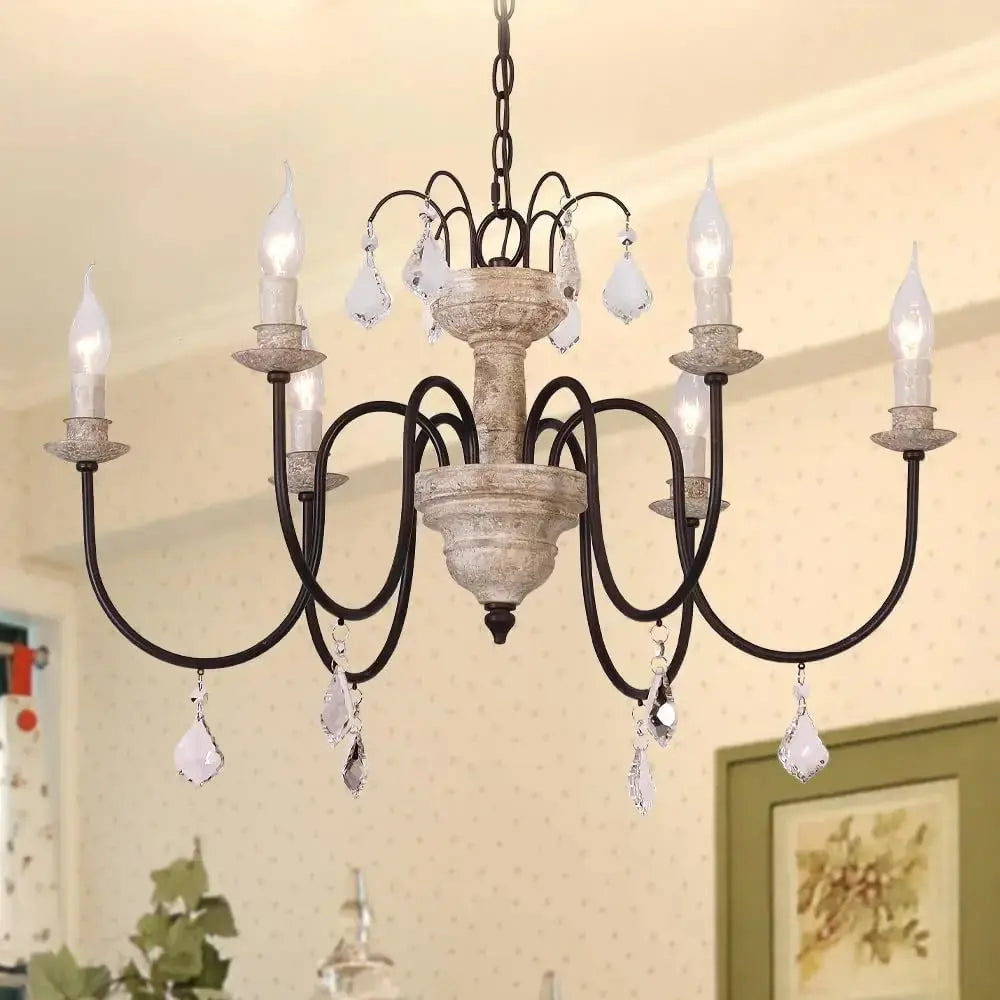 Retro French Candle Style Chandelier