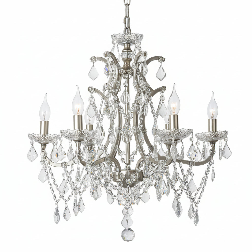 Vintage Style Silver Decorative Chandelier ChandeliersLife®