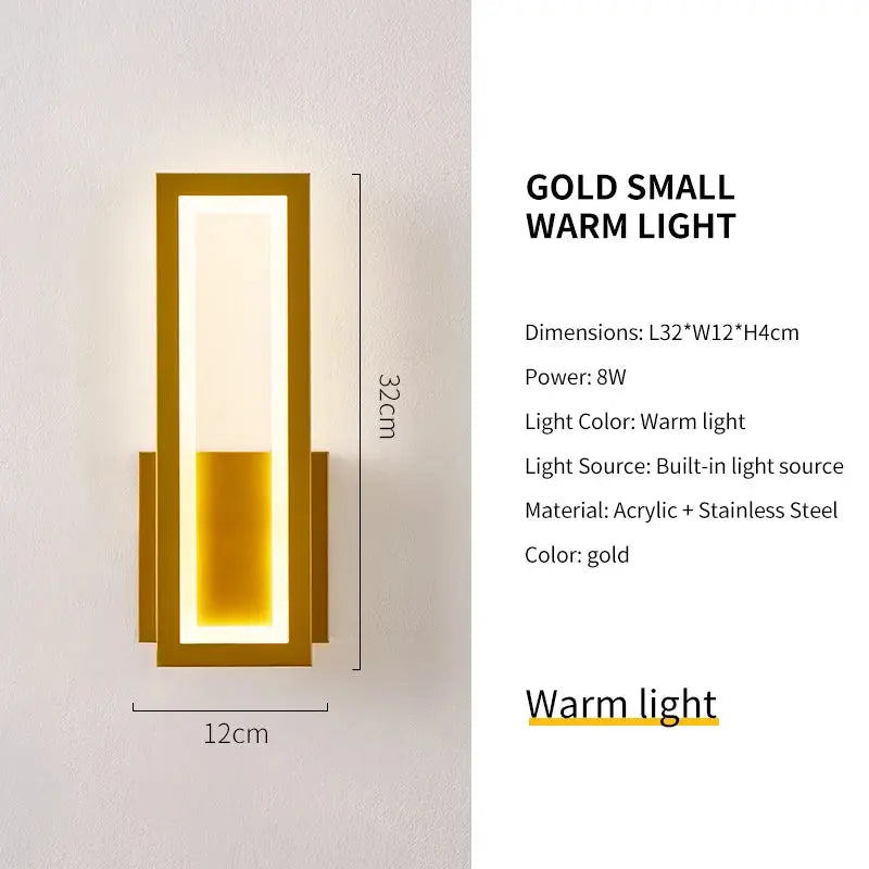 Waterproof Modern Porch Wall Light
