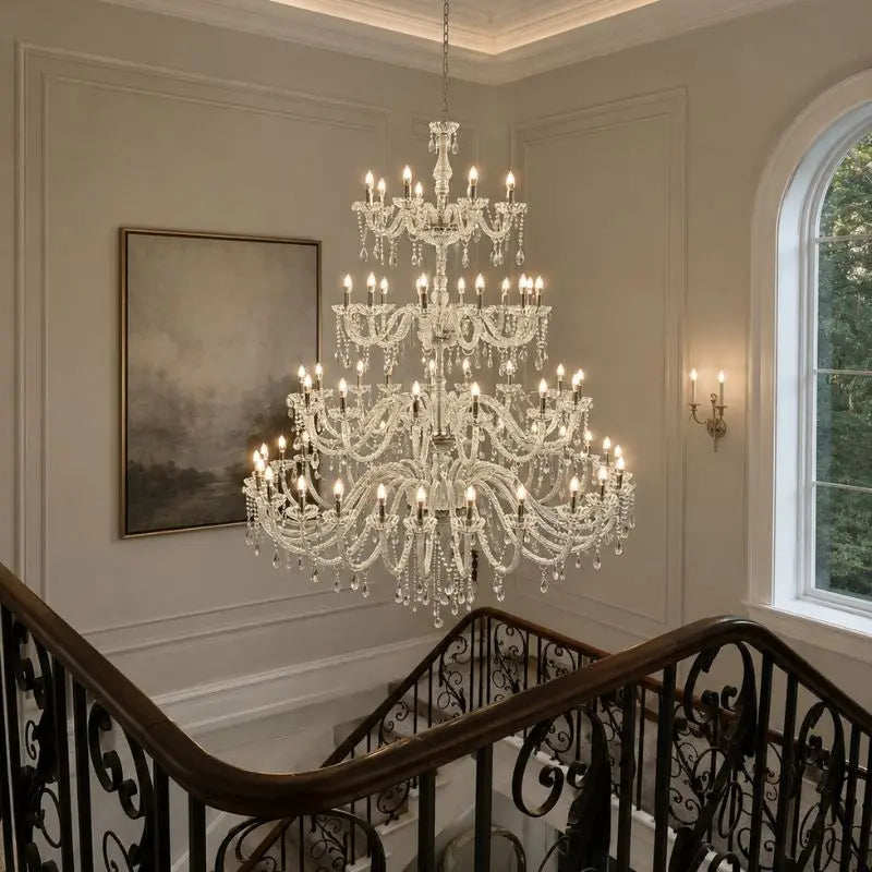 Villa Foyer Extra Large Crystal Chandelier ChandeliersLife®
