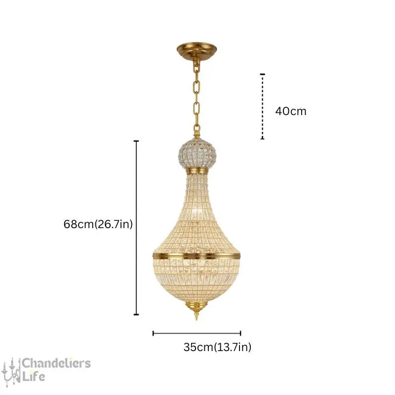 British Style Crystal Vintage Chandelier