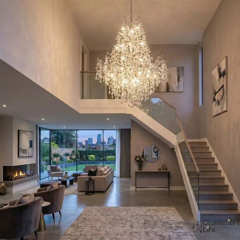 Luxury Crystal Chandelier Foyer Lighting
