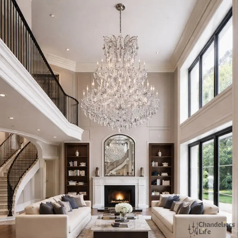 Modern Luxury Clear Crystal Chandelier