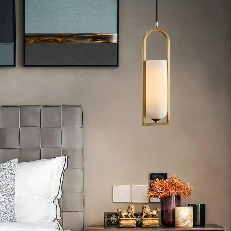 Design Luxury Alabaster Pendant Light