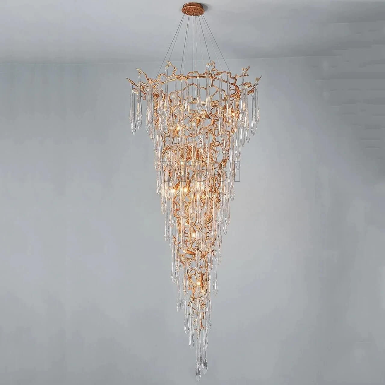 Lustre de salon moderne en forme de branche