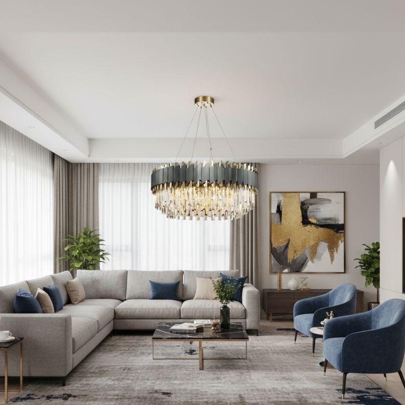 New Modern Crystal Luxury Pendant Chandelier