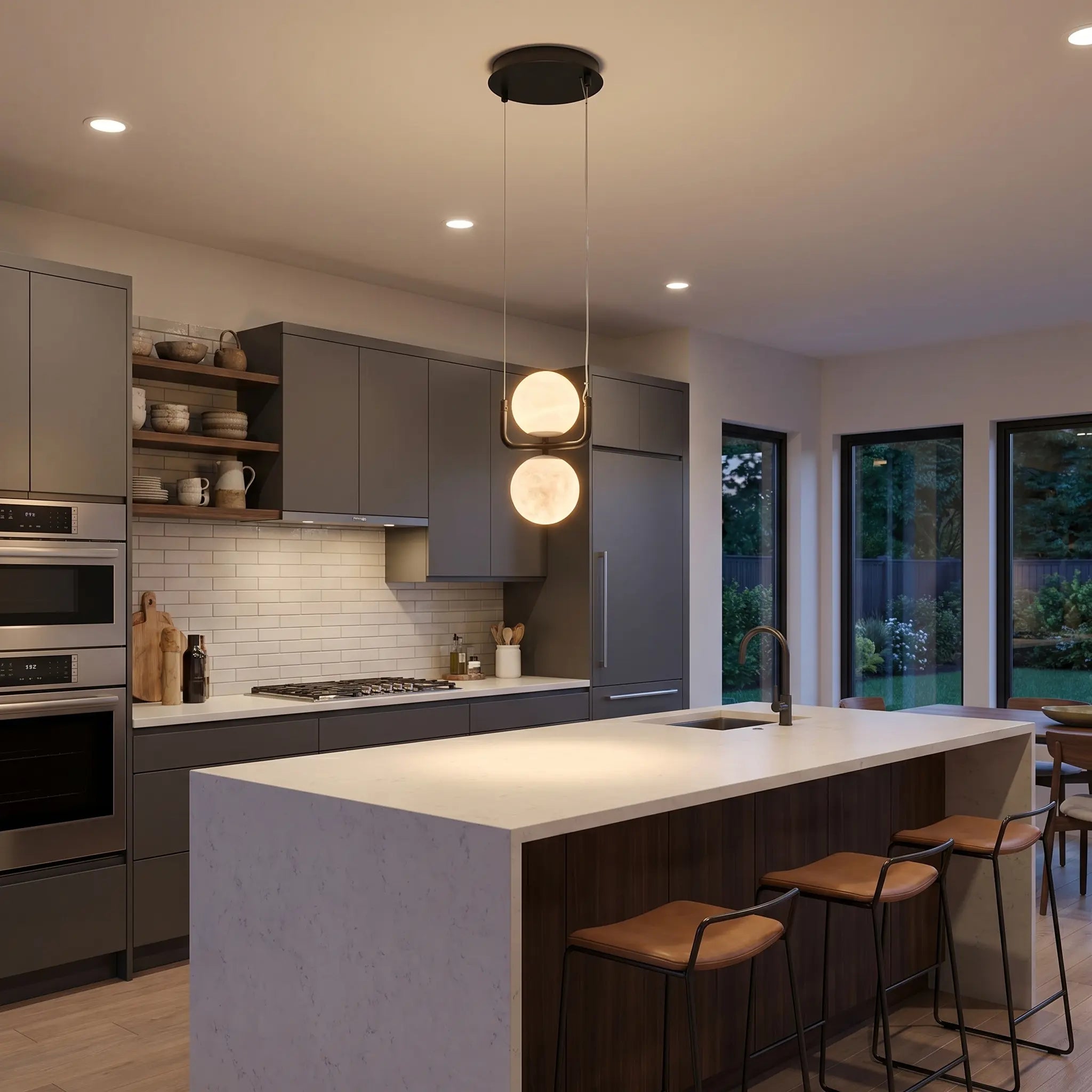 Adjustable Alabaster Lamp ChandeliersLife®