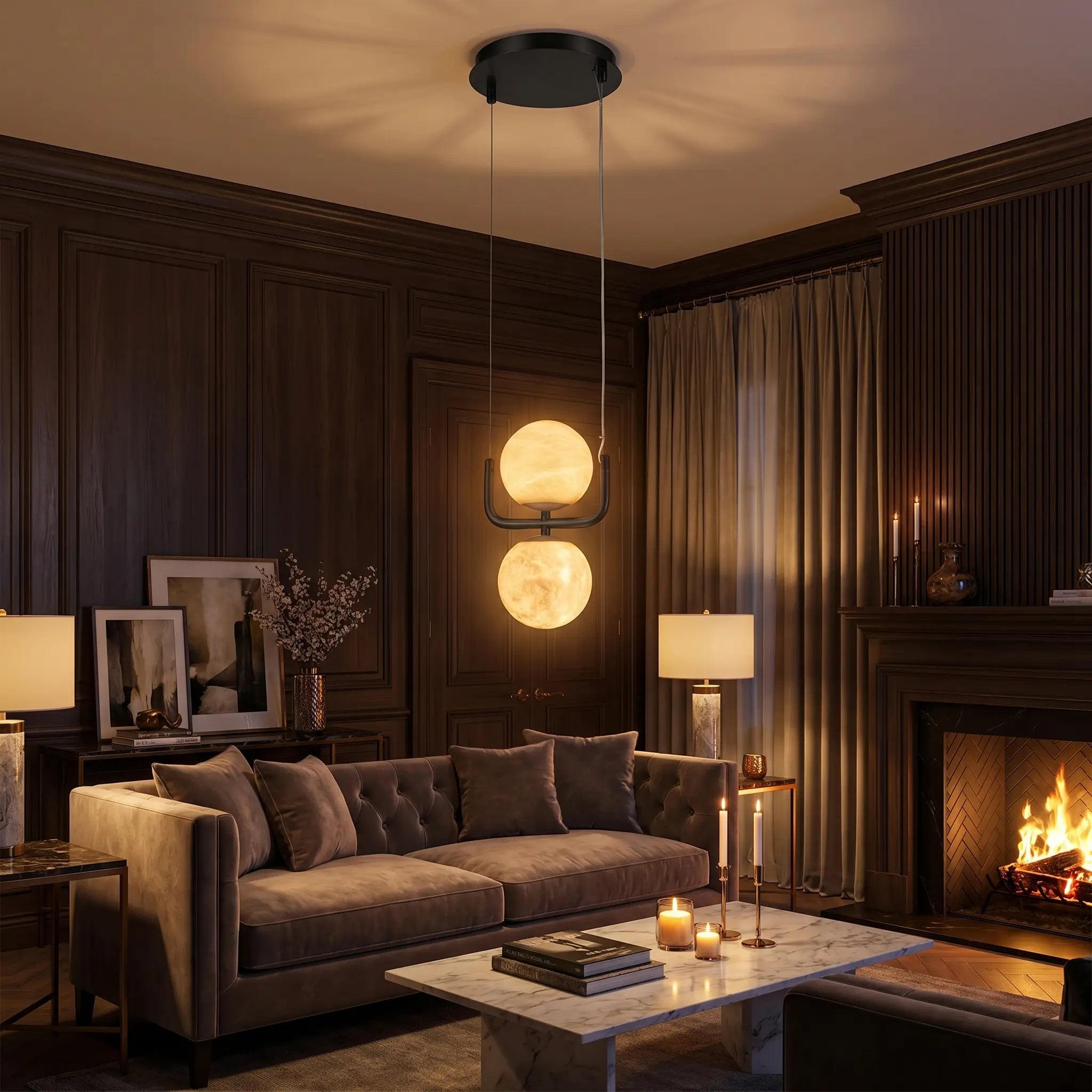 Adjustable Alabaster Lamp ChandeliersLife®
