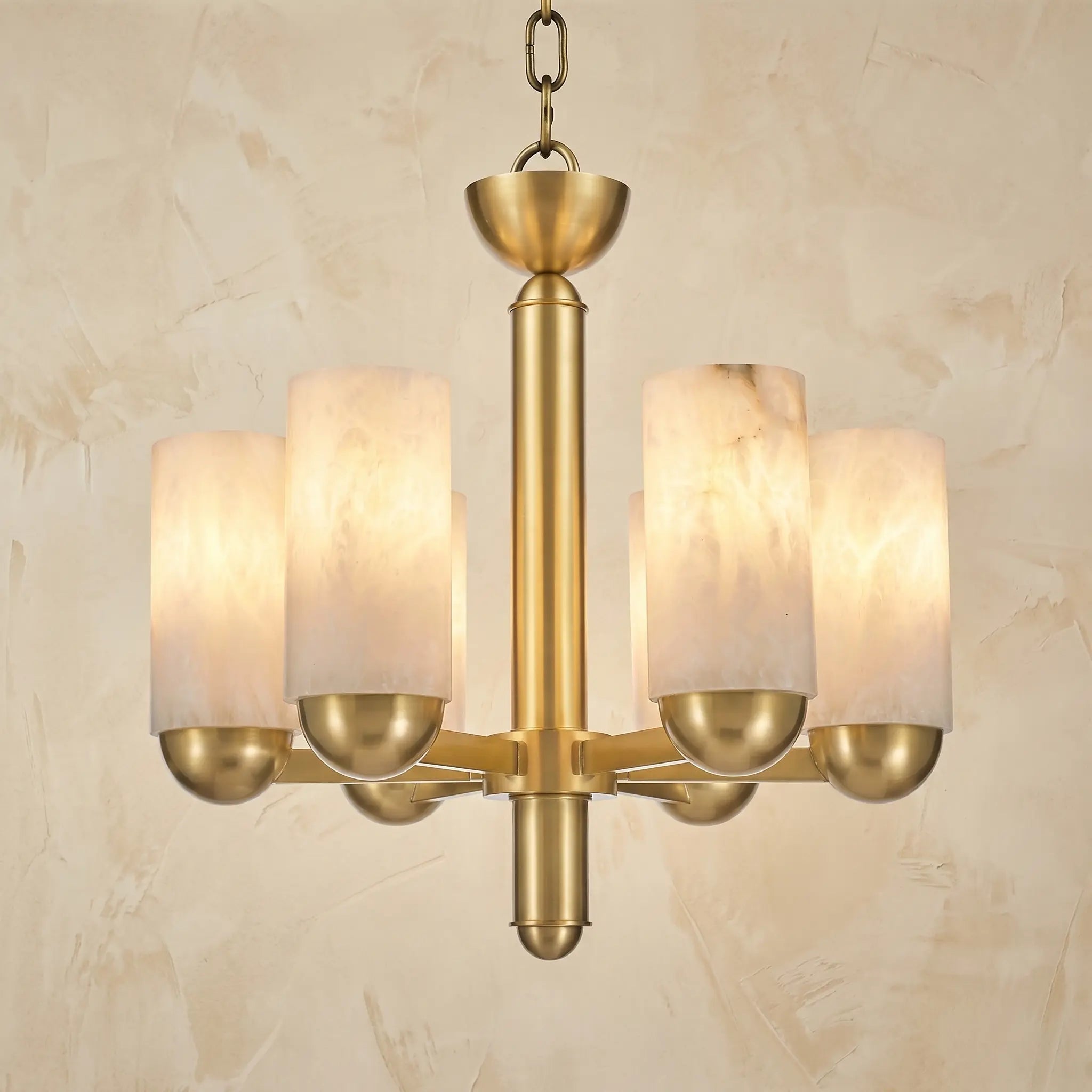 Cylinder Modern Alabaster Pendant Lamp ChandeliersLife®
