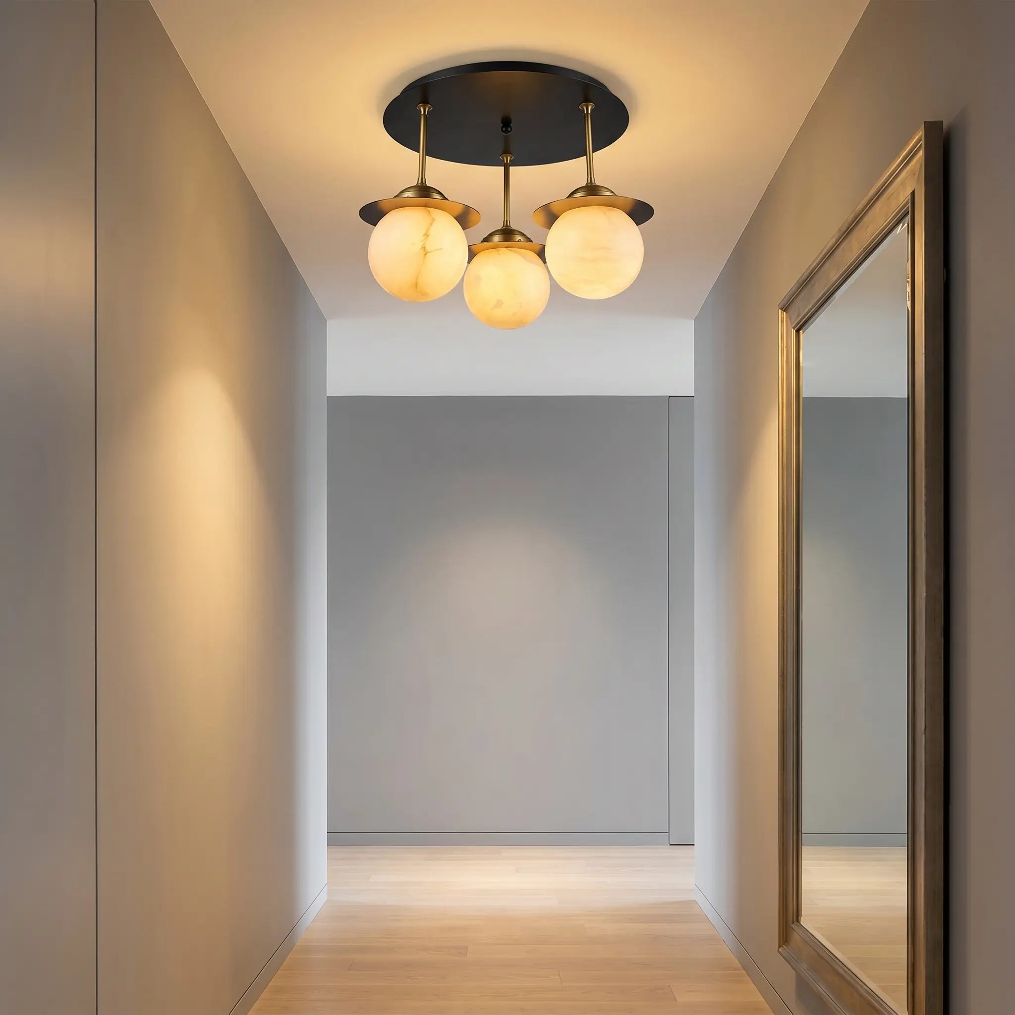 Saturn Alabaster Ceiling Fixture ChandeliersLife®