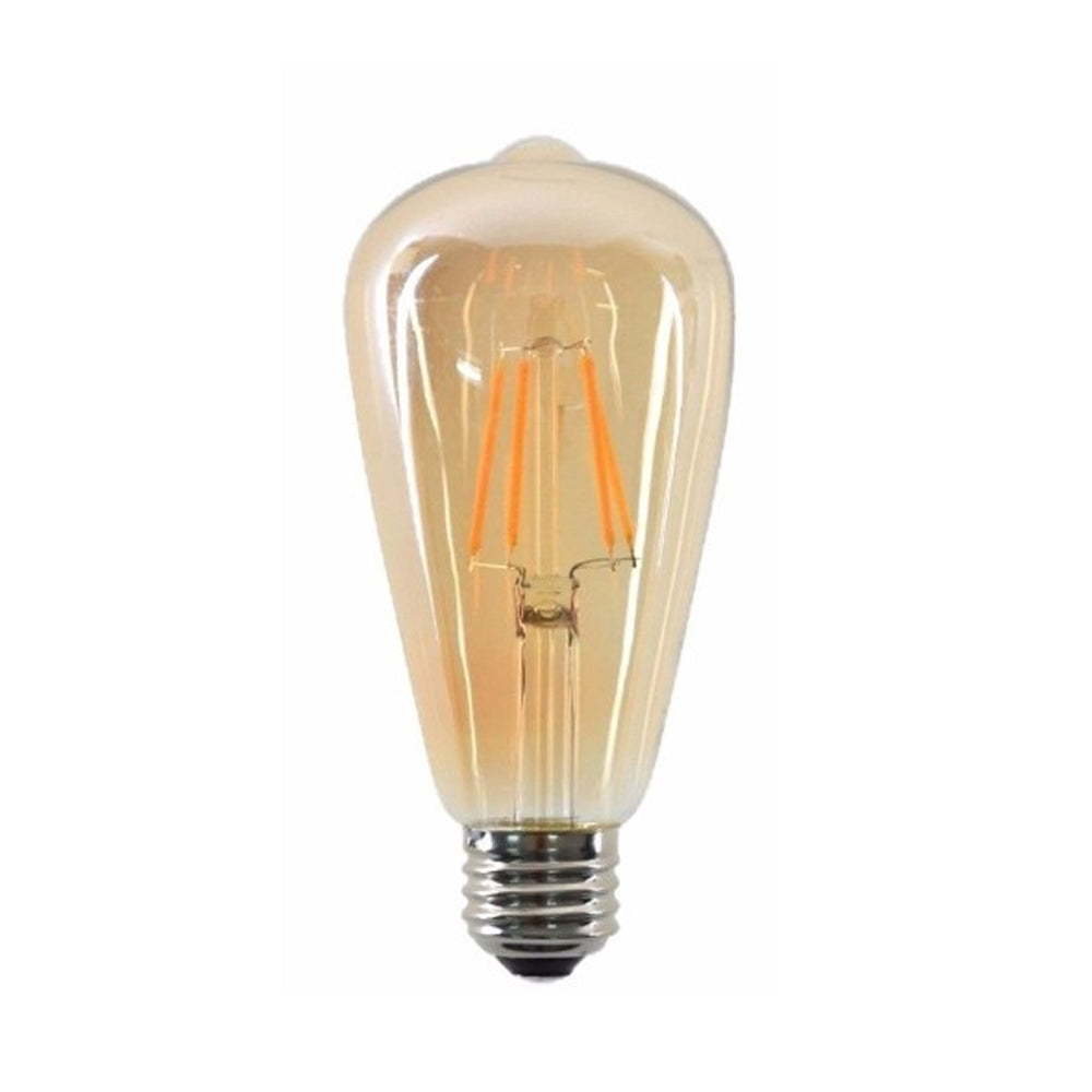 Ampoule LED à filament spirale, look vintage, E27, 2,5 W, 220 V, 12,5x17 cm