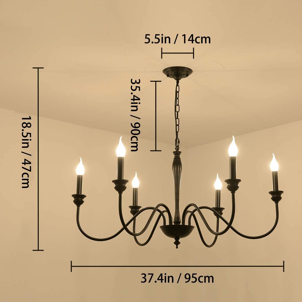 Classic Candle Chandelier