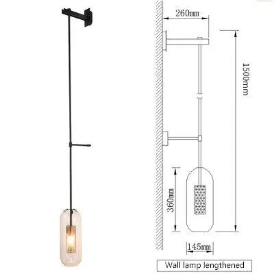 Beautiful view of Pendant Light With Amber Shade For Loft Apartment Modern