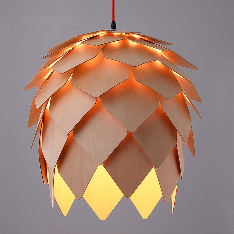 Modern DIY Wooden Pendant Lamp