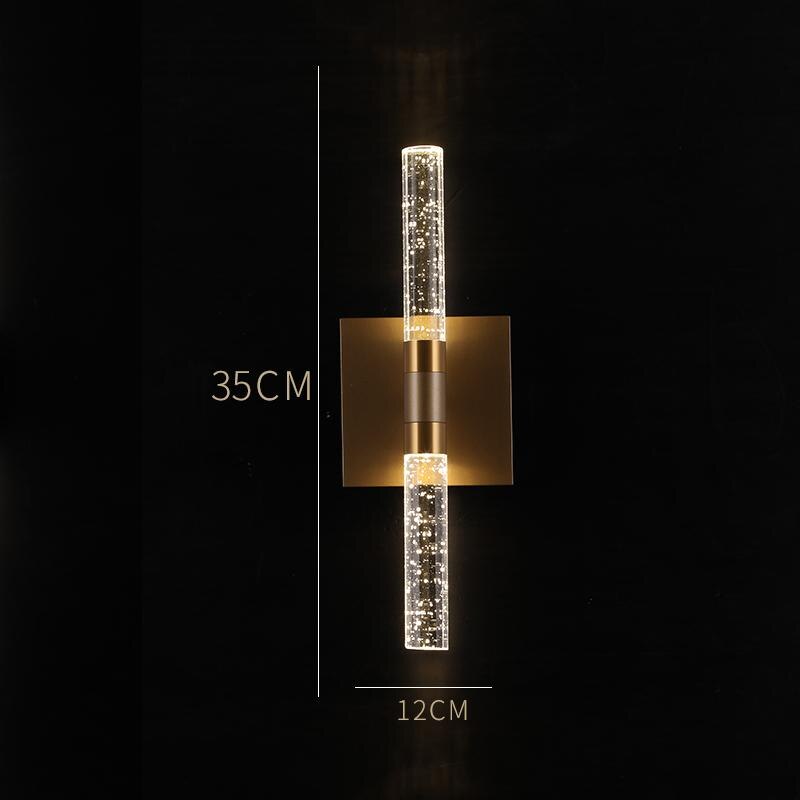 Modern Led Bubble Crystal Wall Lamp
