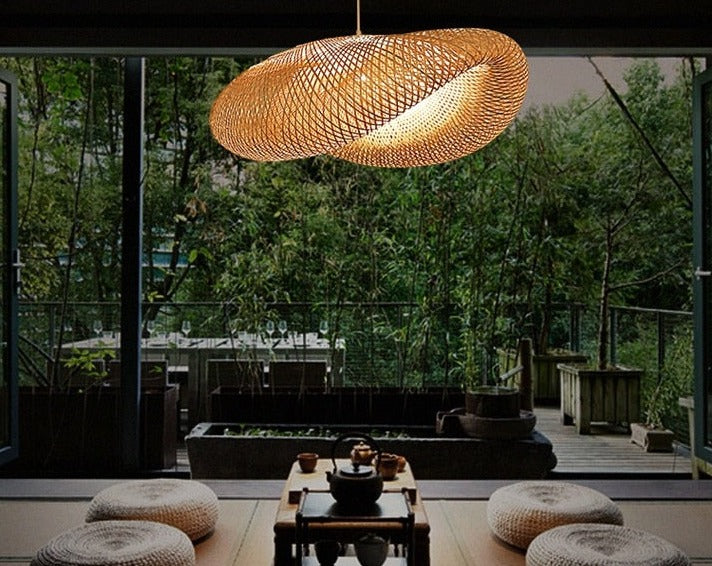 Modern Bamboo Asia Style Chandelier
