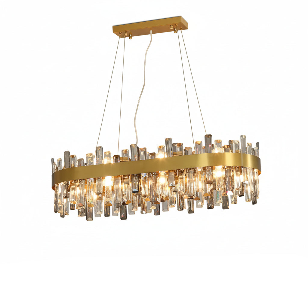 Crystal Oval Designer Chandelier ChandeliersLife®