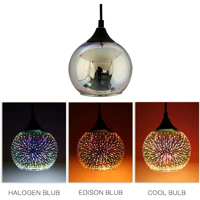 Modern 3D Colorful Pendant Lamp - D