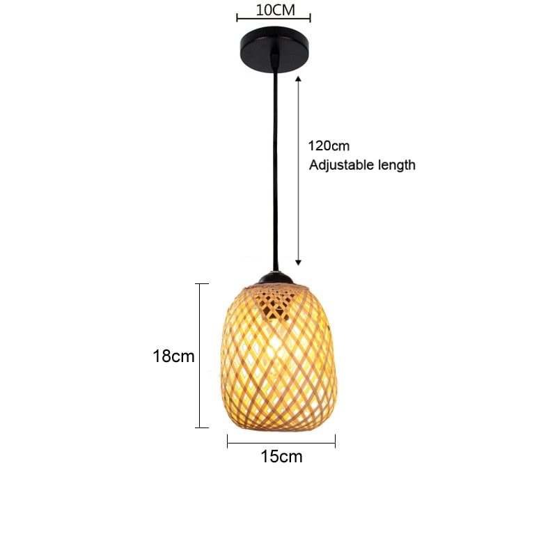 Chinese Style Weaving Hanging Lamps