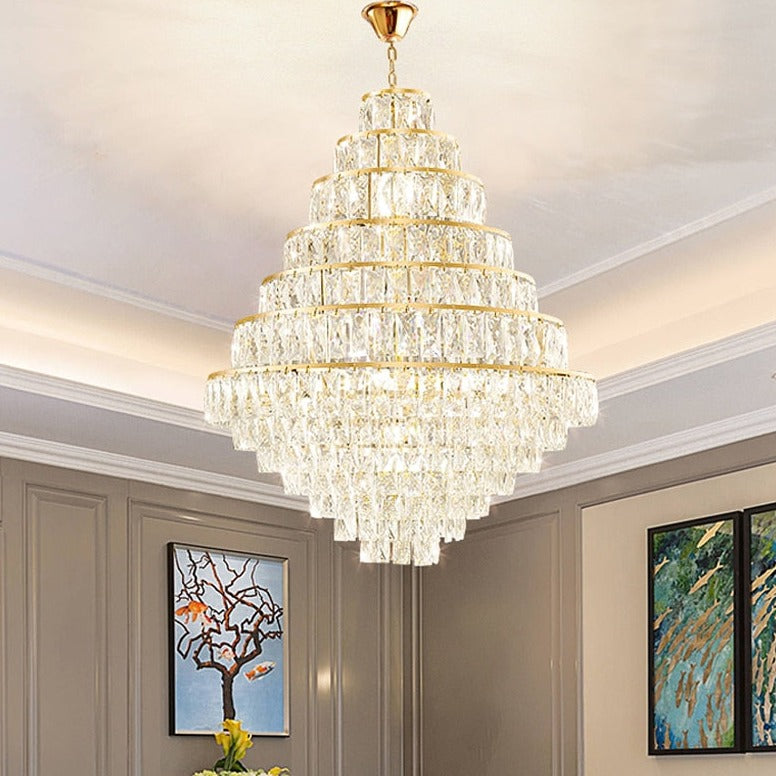 Villa Hollow Duplex Building Chandelier