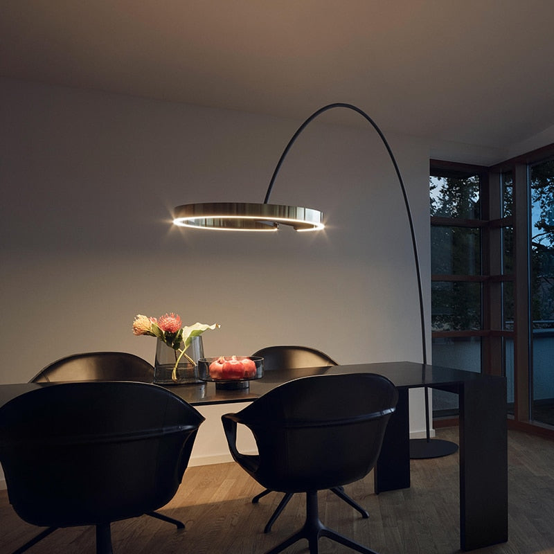 LED Light Round Rings Style Floor Lamp