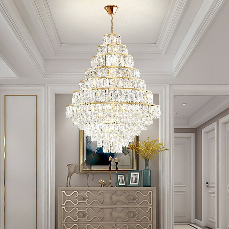 Villa Hollow Duplex Building Chandelier