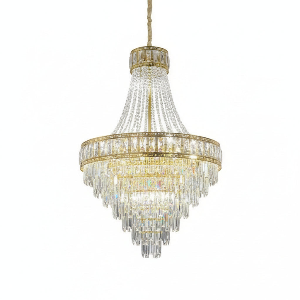 Banquet Hall Gold Modern Crystal Chandelier ChandeliersLife®