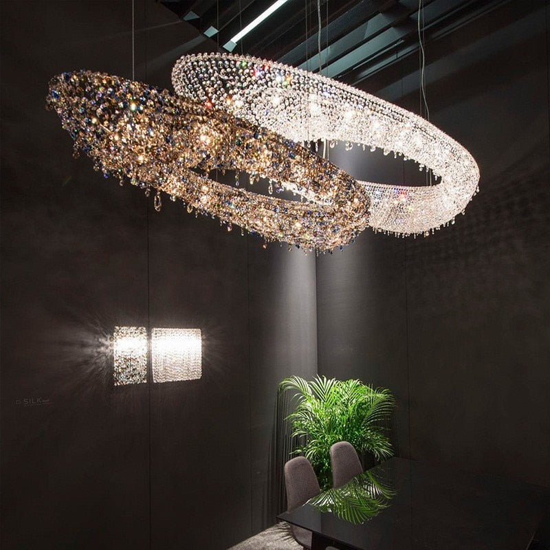 Luxury Villa LED Crystal Chandelier