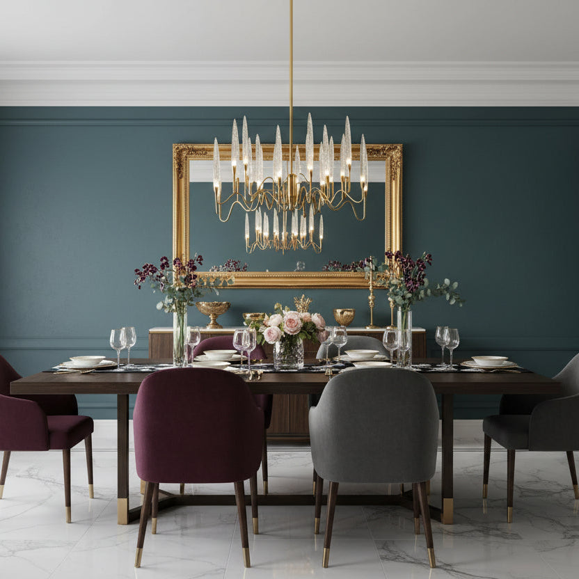 Luxury Nordic Tree Branch Candle Shaped Crystal Chandelier ChandeliersLife®