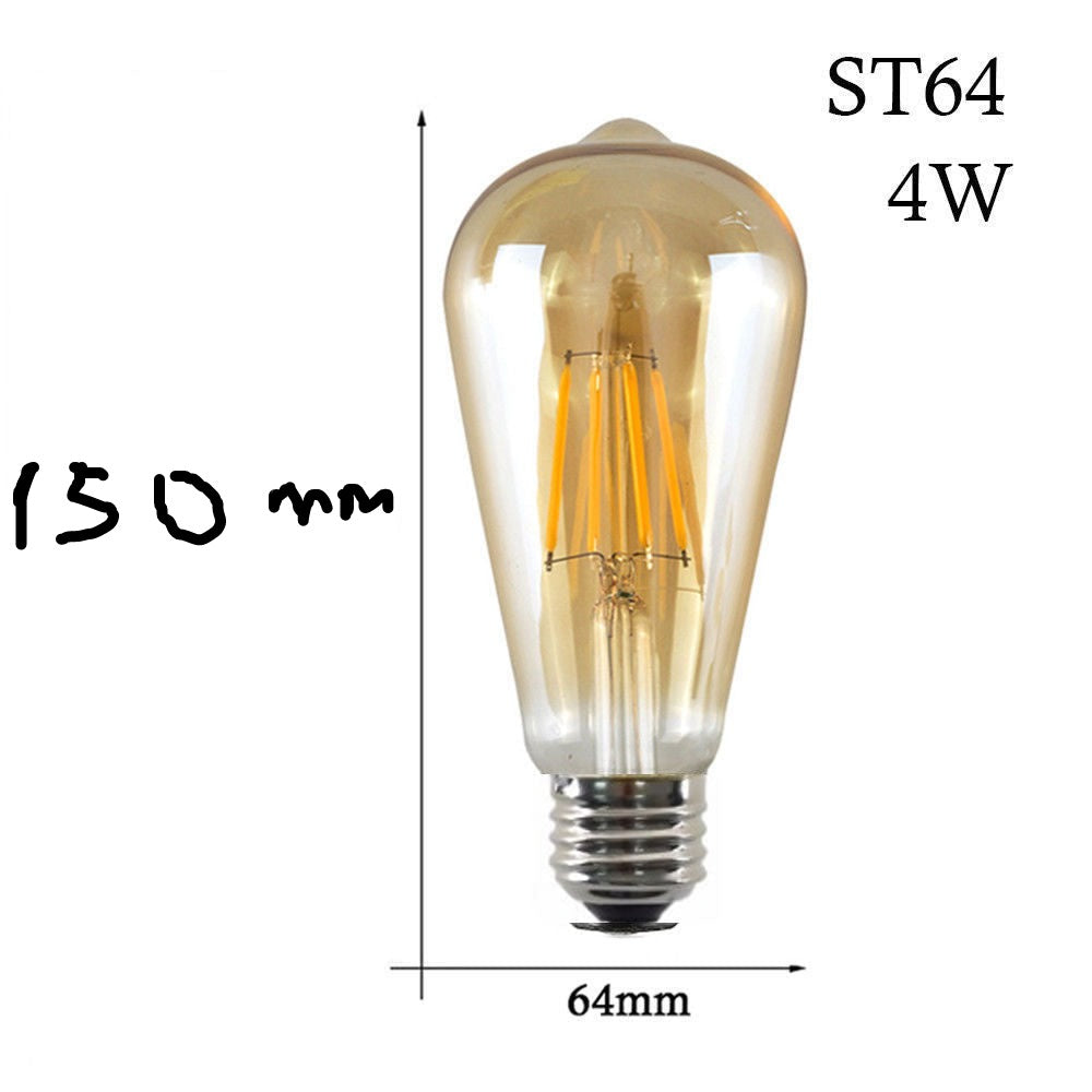 E27 4W Dimmable Vintage LED Retro Light Bulb