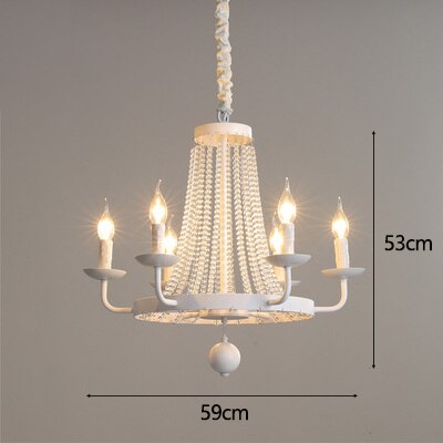 Country Candle Crystal Chandelier