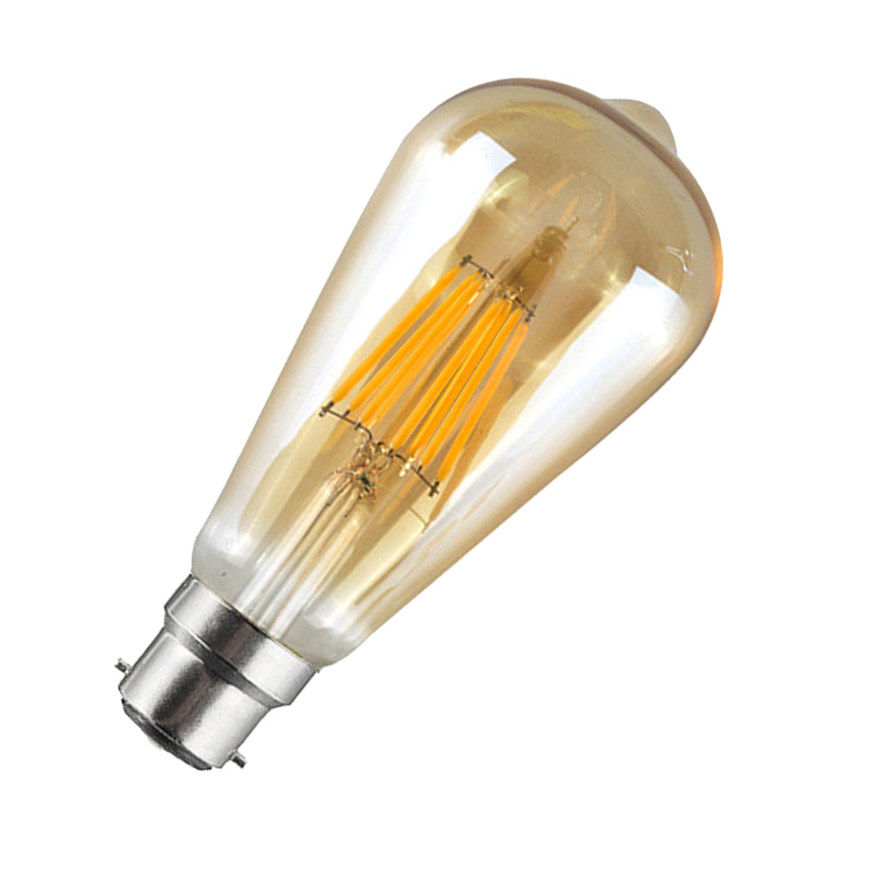 E22 8W Dimmable Retro LED Filament Bulbs