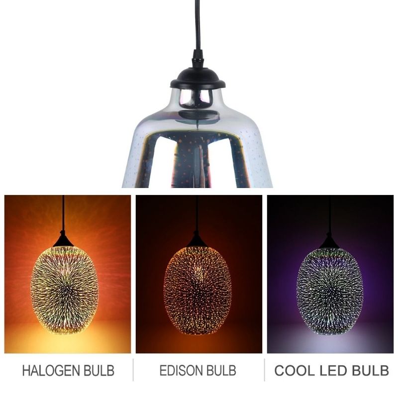 Modern 3D Colorful Pendant Lamp - A