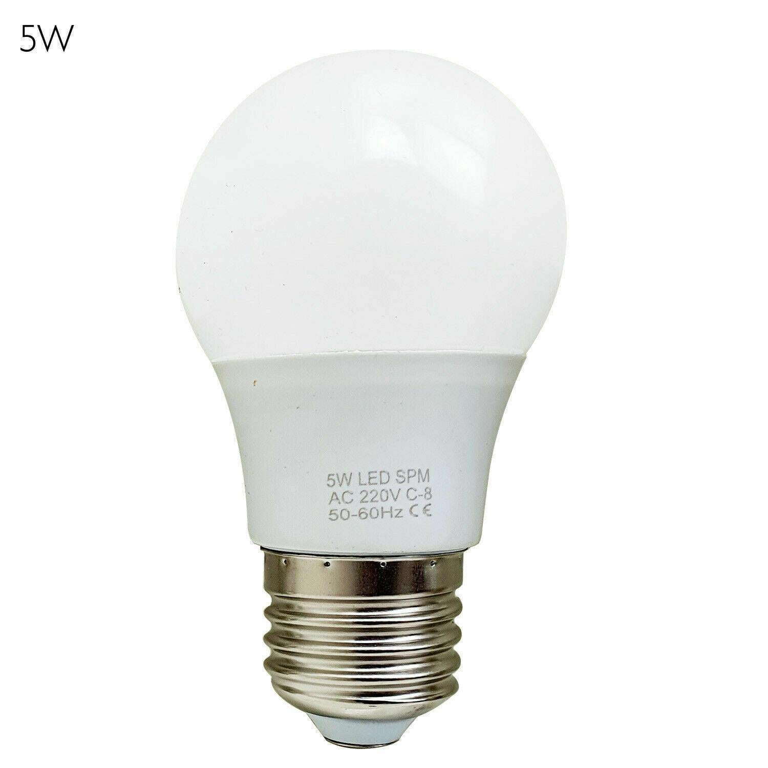 3 Pack LED Light Bulbs E27